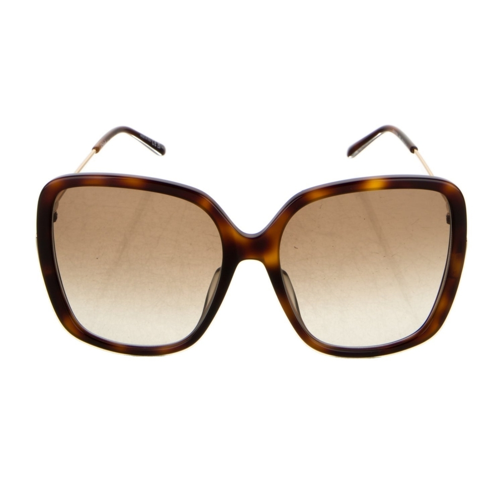 Chloe Brown Gradient Sunglasses - image 1